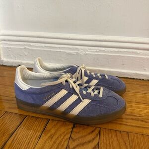 Adidas Blue Indoor Gazelle, Women’s Size 9